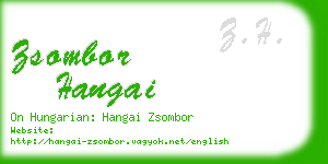 zsombor hangai business card